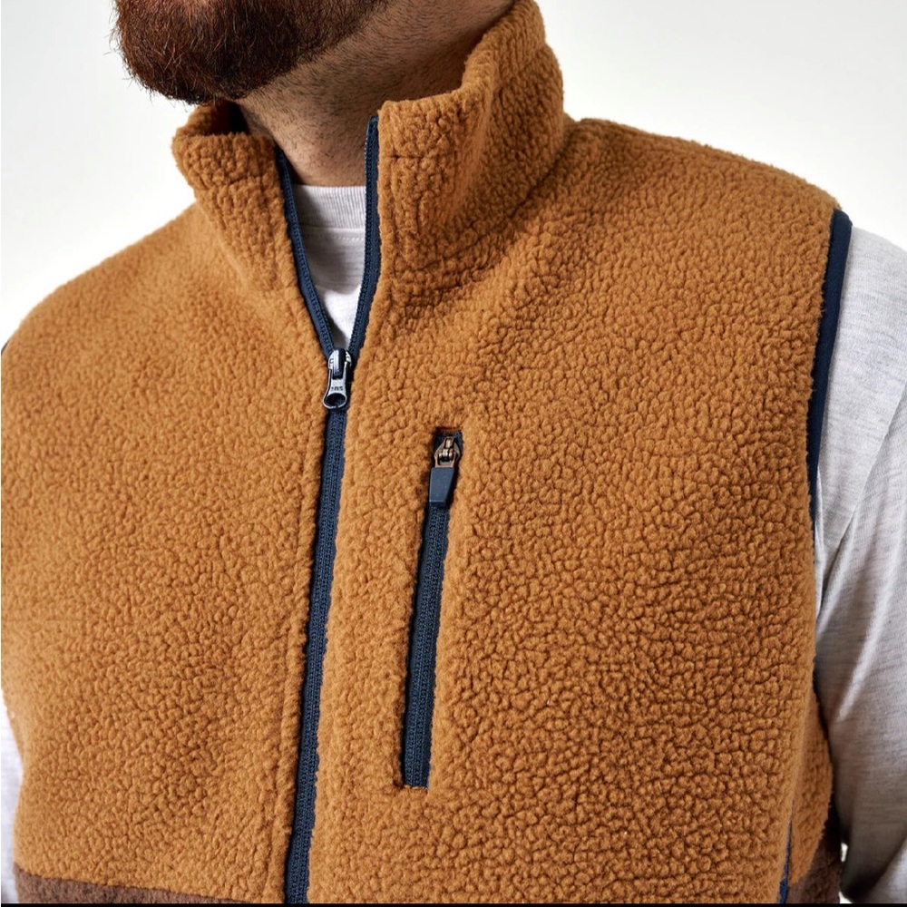 Burlebo Multi Brown Montana Vest - Picture 4 of 6